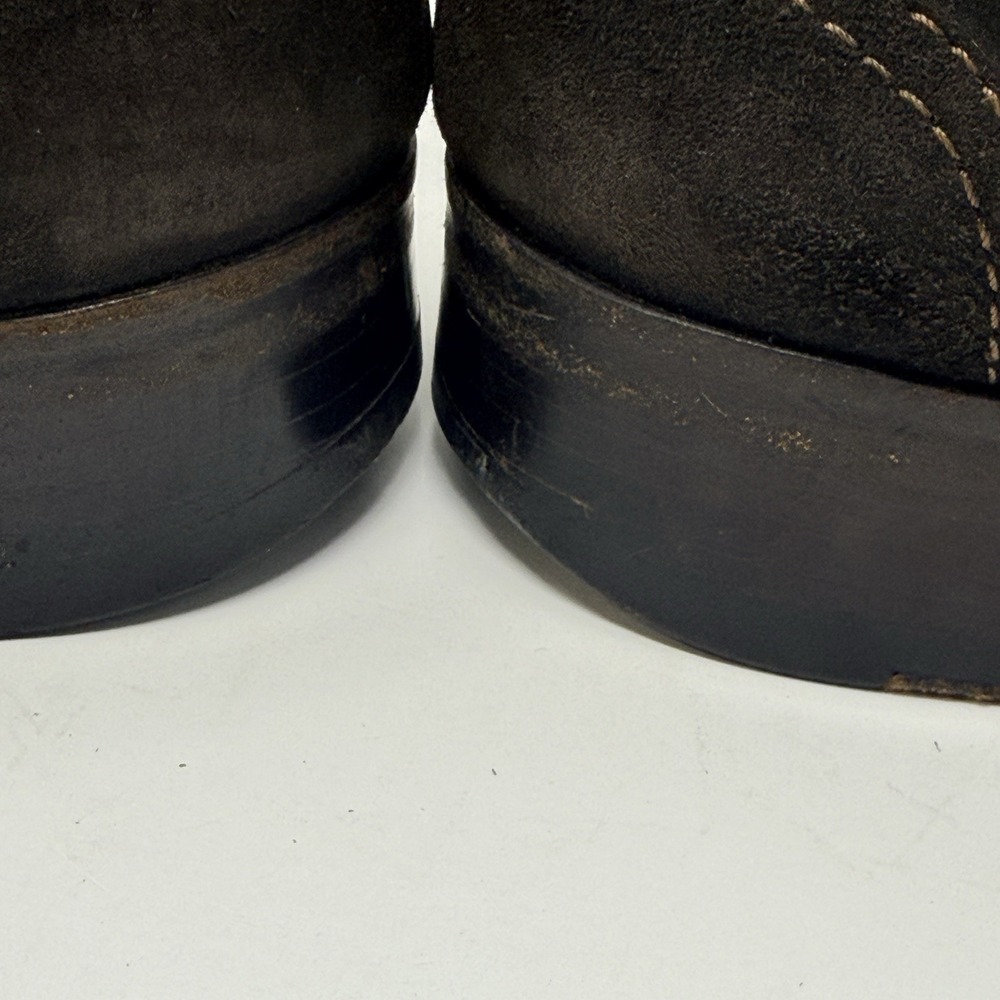 Vintage Costume National Homme Chelsea Boots Men's Size 10 Suede Chocolate Brown - Picture 12 of 12